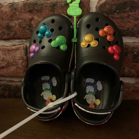 Crocs X Disney Mickey Mouse Rainbow Crocs - Picture 5 of 9